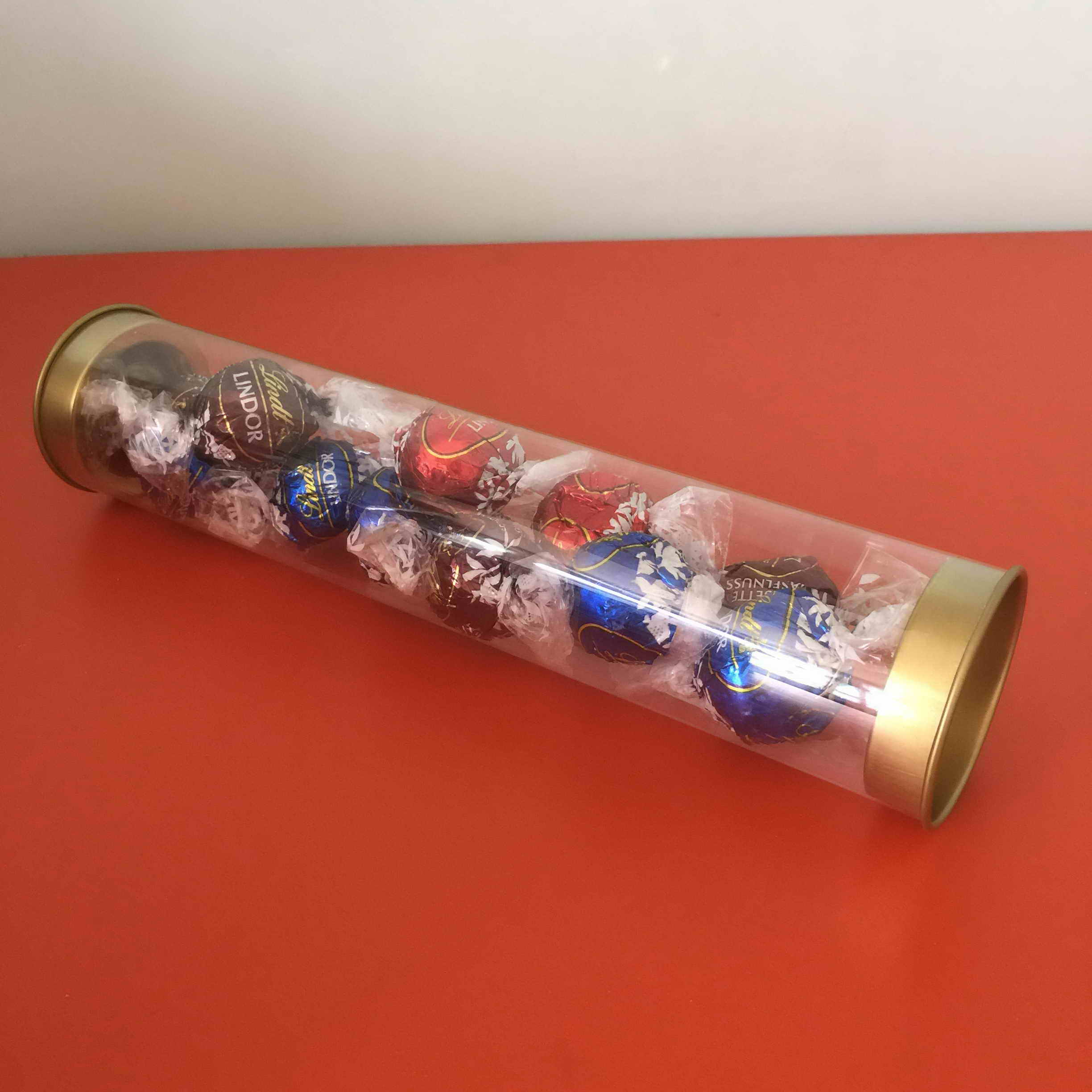 Clear Packaging Tubes,Triangle Container ,Clear candy packaging tubes